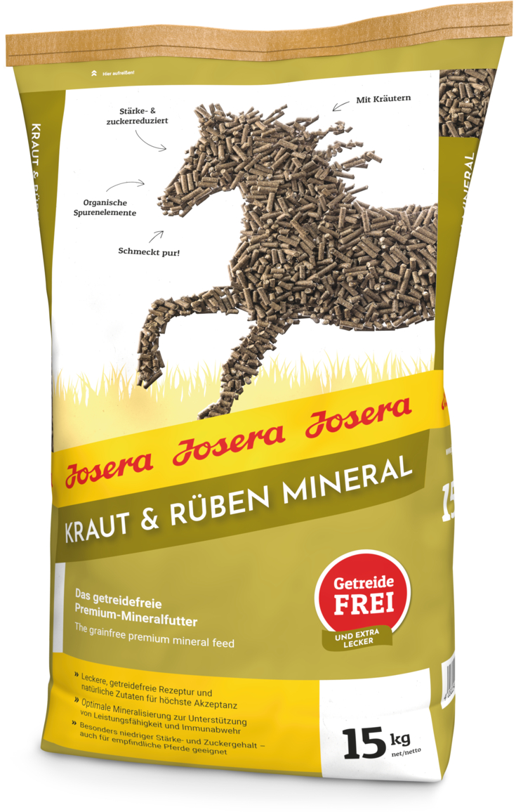 Josera Kraut & Rüben Mineral - Das getreidefreie Premium-Mineralfutter 15kg