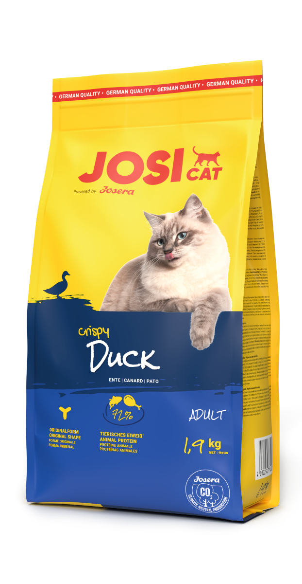 JosiCat Crispy Duck - Der Gaumenschmaus mit köstlicher Ente 3x1,9kg