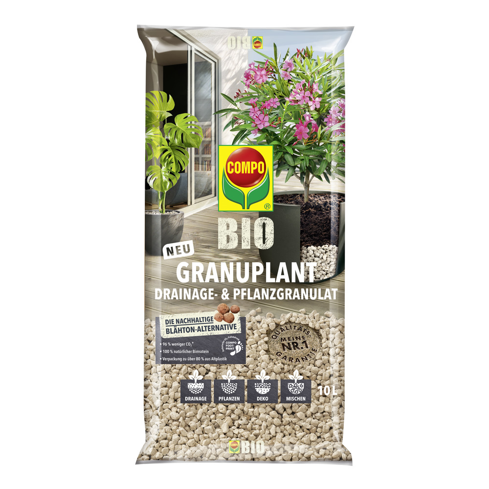 Compo Bio Granuplant Drainage- und Pflanzgranulat 10l