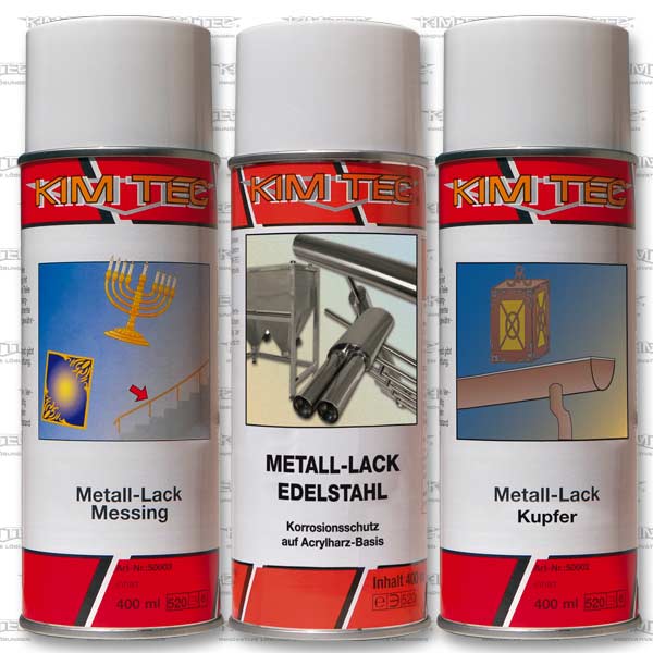 Kim-Tec Metall-Effektlack-Spray Messingfarben 400ml