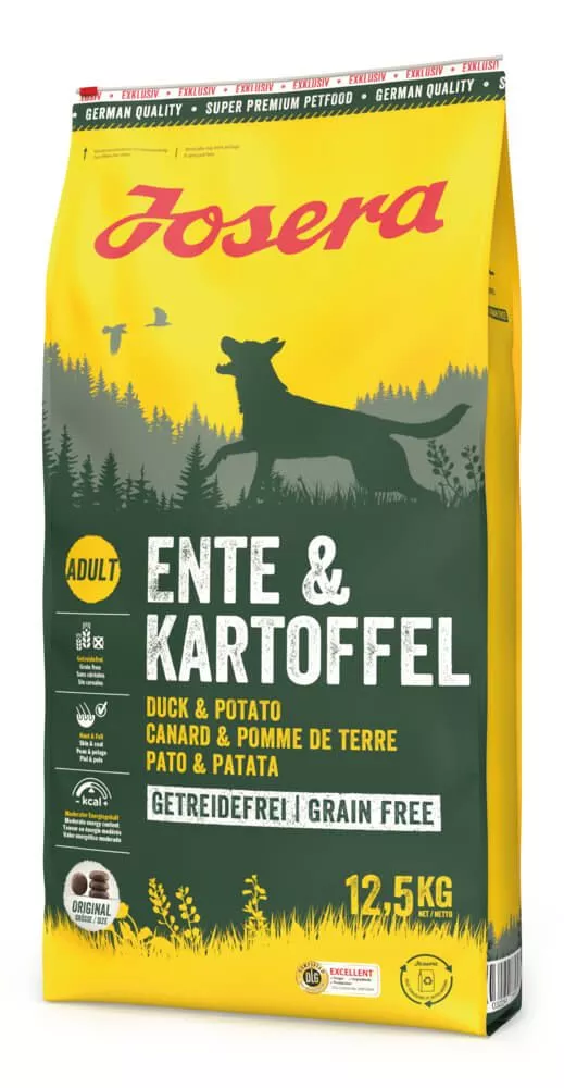 Josera Ente & Kartoffel - Feinschmecker aufgepasst – der Klassiker ohne Getreide 12,5kg