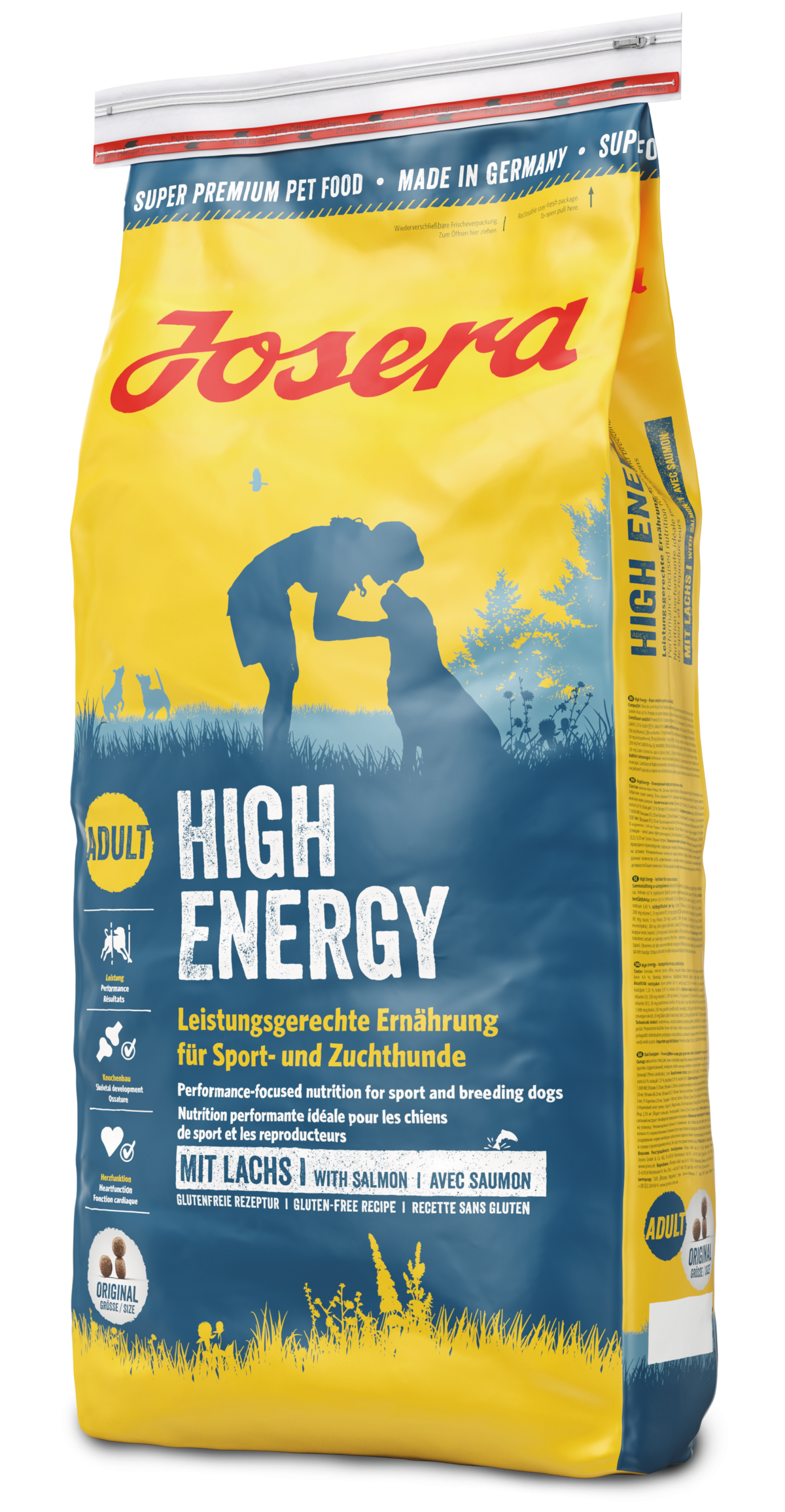 Josera High Energy - Energiereiche Ernährung für Leistungshunde 15kg