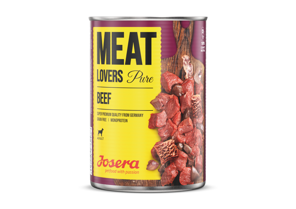 Josera Meat Lovers Pure Beef - Super Premium Qualität  aus Deutschland Grainfree/Monoprotein 6x800g