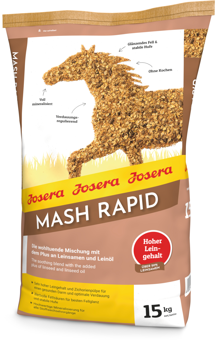 Josera Mash Rapid  - Die wohltuende Mischung mit dem Plus an Leinsamen und Leinöl 15kg