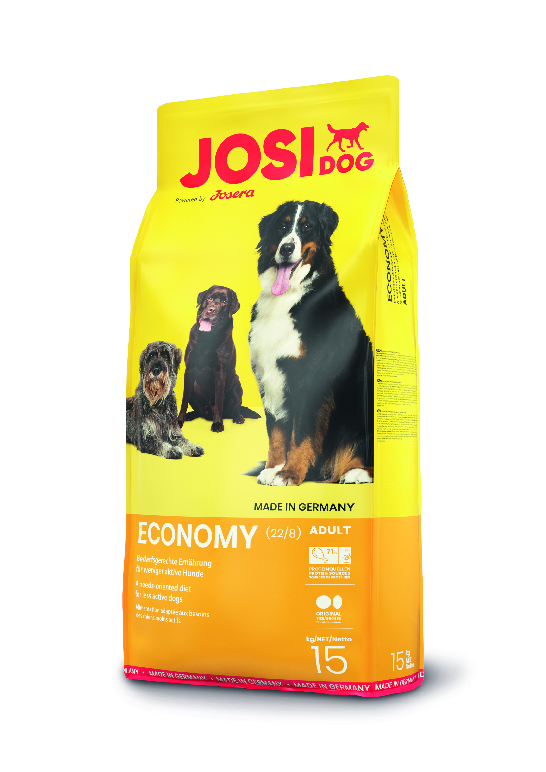 JosiDog Economy  - Der knackige Schmaus für jeden Tag 15kg