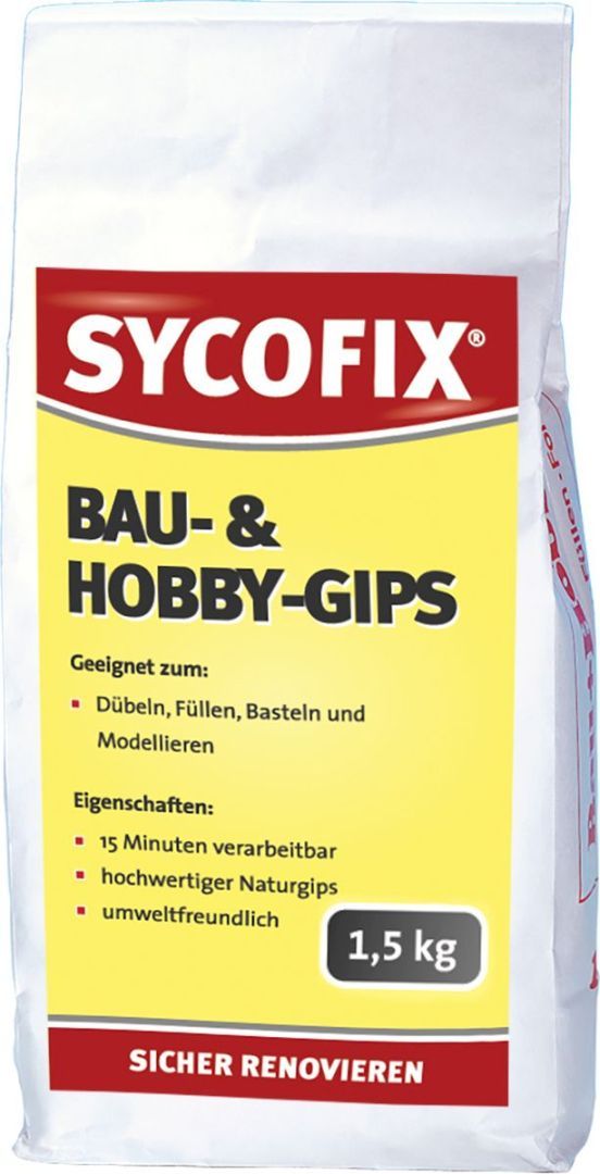 Sycofix Bau- und Hobbygips 1,5kg