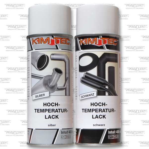 Kim-Tec Hochtemperaturlack-Spray Schwarz 400ml