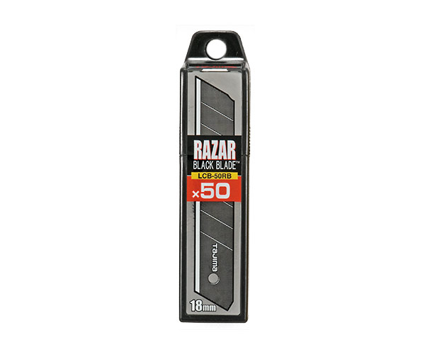 Tajima Razar Black Blade Ersatzklingen 18mm, Box mit 50 Klingen
