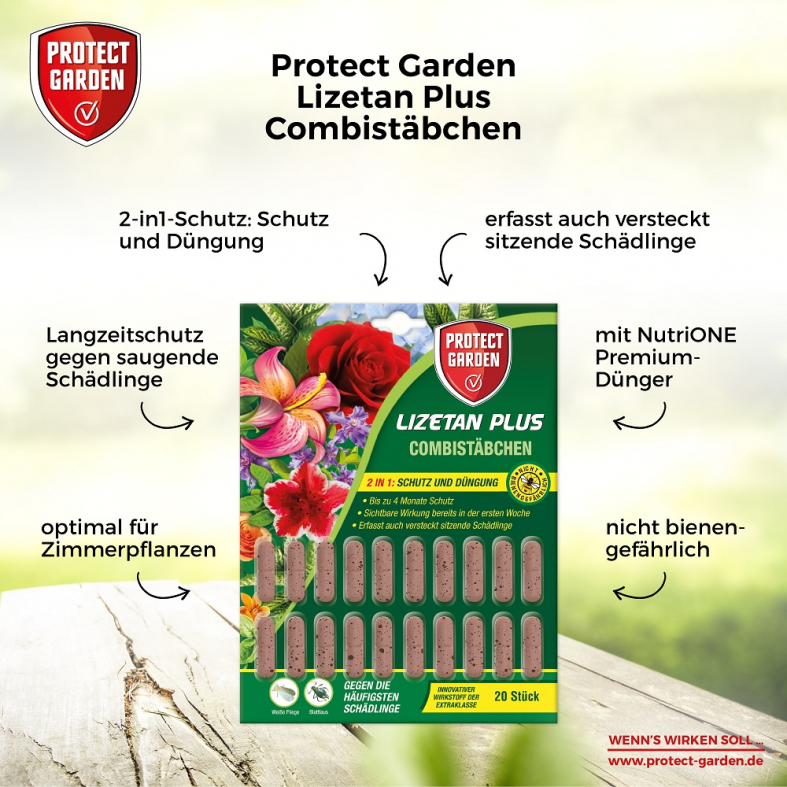 Protect Garden Lizetan Plus Combistäbchen 20 Stück
