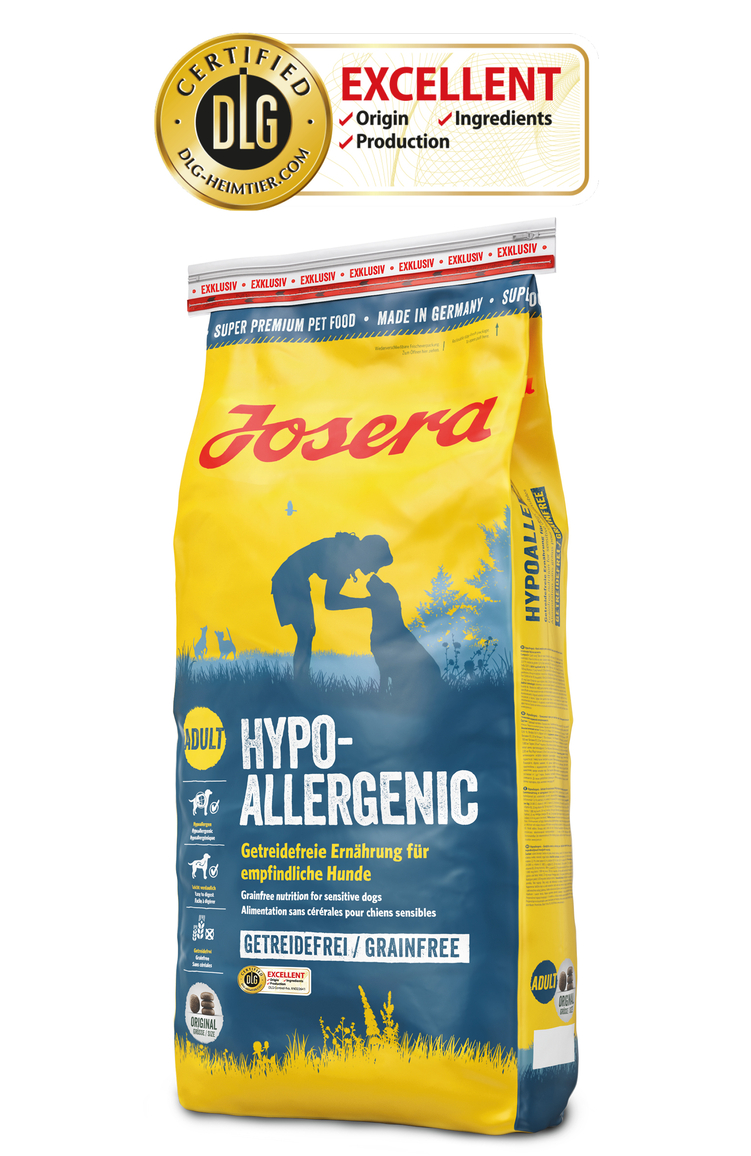 Josera Hypoallergenic - Getreidefreie Ernährung für empfindliche Hunde 15kg