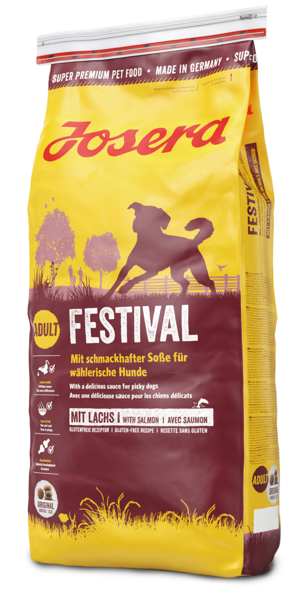 Josera Festival - Mit schmackhafter Soße für wählerische Hunde 15kg