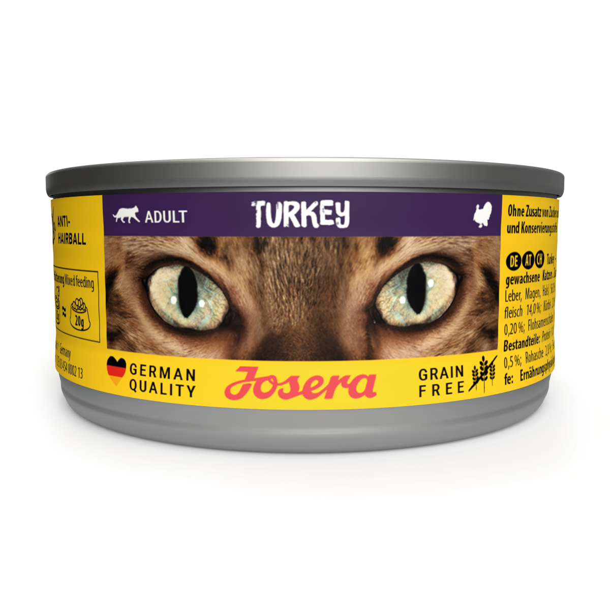 Josera Nassfutter Turkey - Saftige Abwechslung für jeden Tag – mit leckerer Pute 12x85g