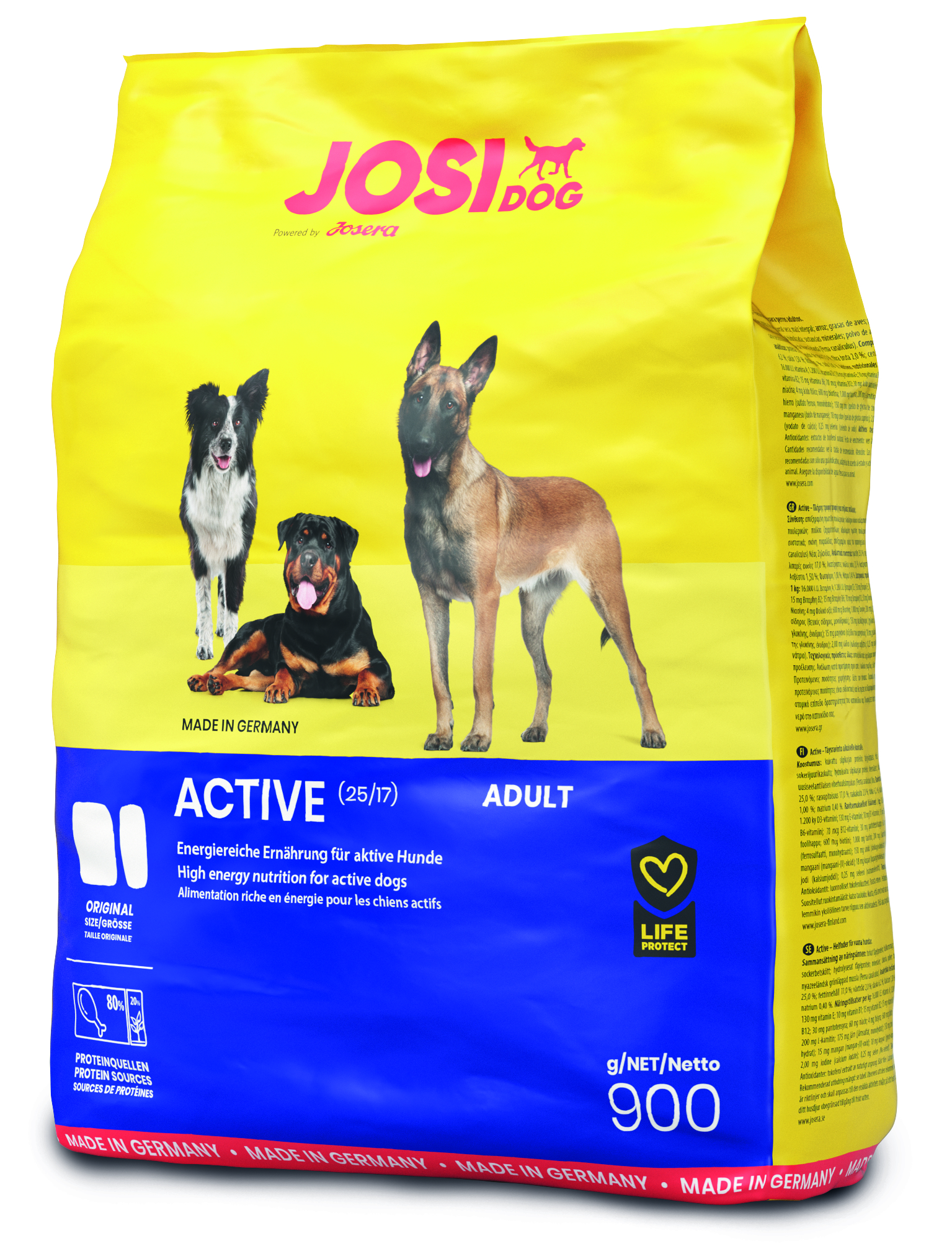 JosiDog Active - Das energiereiche Menü für aktive Hunde 900g