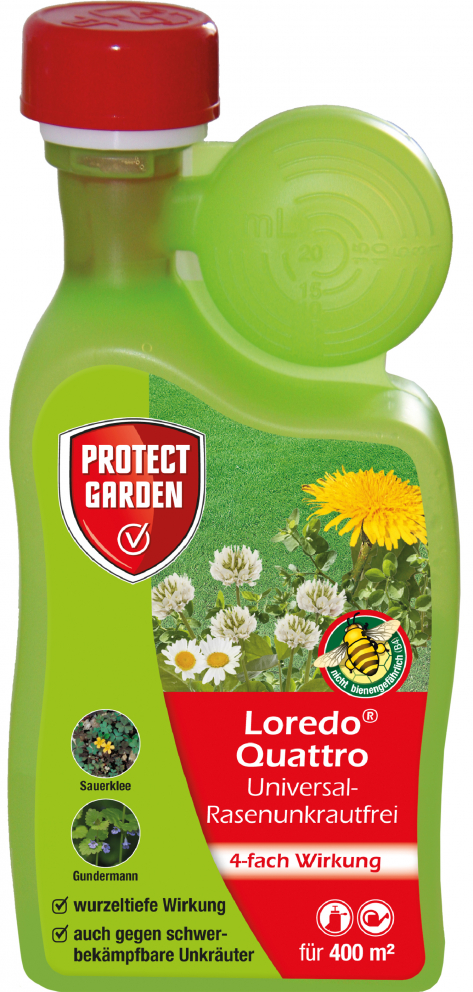 Protect Garden Loredo Quattro Universal-Rasenunkrautfrei 400ml