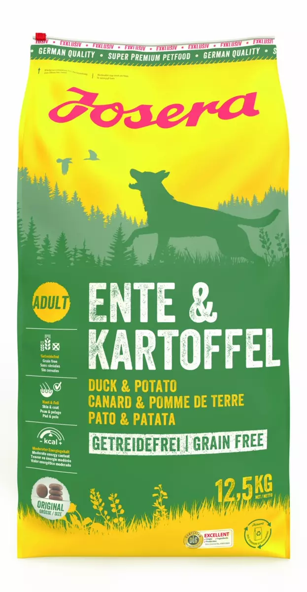 Josera Ente & Kartoffel - Feinschmecker aufgepasst – der Klassiker ohne Getreide 12,5kg